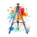 Specialized Tripod Scientific Tool Square Illustration.