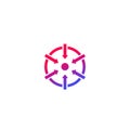 Specific icon with arrows