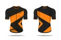 Specification Cycling Jersey template Royalty Free Stock Photo