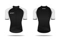 Specification Cycling Jersey template Royalty Free Stock Photo