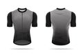 Specification Cycling Jersey template Royalty Free Stock Photo