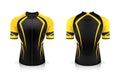 Specification Cycling Jersey template Royalty Free Stock Photo