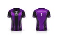 Specification Soccer Sport , Esport Gaming T Shirt Jersey template. mock up uniform . Vector Illustration