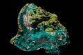 Super Bright and green Duftite and sharp Dioptase Crystals