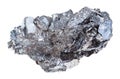 Specimen of hematite iron ore stone isolated Royalty Free Stock Photo