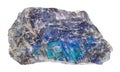 Specimen of Labradorite stone isolated Royalty Free Stock Photo