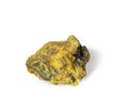 Specimen of natural mineral - yellow orpiment