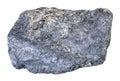 specimen of natural raw molybdenite ore cutout Royalty Free Stock Photo