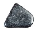 natural tumbled dolerite mineral cutout