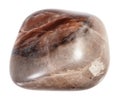 specimen of natural tumbled nepheline rock cutout Royalty Free Stock Photo
