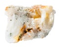 Specimen of quartz rock with gold nuggets