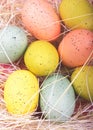 Speckled Easter Eggs Royalty Free Stock Photo