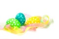 Speckled Easter eggs Royalty Free Stock Photo