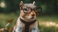 Specs Squirrel: A Fashion-Forward Rodent