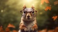 Specs Squirrel: A Furry Fashion Icon