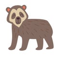 Spectacled bear. Vector illustration