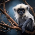 Spectacled langur sitting in a Ang Thong National Marine