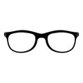 Spectacles with diopters icon, simple style. Royalty Free Stock Photo