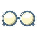 Spectacles icon, cartoon style Royalty Free Stock Photo