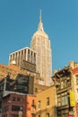 Spectacular aerial view of New York City - Manhattan buildings