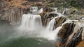 Spectacular aerial view of Shoshone Falls or Niagara of the West, Snake River, Idaho, USA Royalty Free Stock Photo
