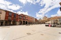 Spectacular and angular views of the main square of the city of Aranda del Duero (Burgos) on a sunny Royalty Free Stock Photo
