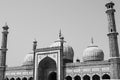 The spectacular architecture of the Great Friday Mosque Jama Masjid in Delhi during Ramzan season, the most important Mosque in