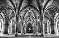 Spectacular architecture inside the University of Glasgow main building, Scotland, UK.