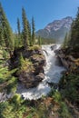 Spectacular Athabasca Falls in Jasper National Park, Alberta, Canada.