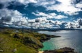 Spectacular Atlantic Coast With Remote House At Clachtoll Beach Near Lochinver In Scotland