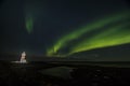 Spectacular auroral display over the Iceland island