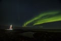 Spectacular auroral display over the Iceland island