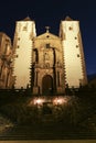 The spectacular Baroque style church of San Francisco Javier in Caceres city Royalty Free Stock Photo