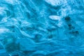 Spectacular blue ice formations inside an ice cave under the VatnajÃÂ¶kull glacier, Iceland Royalty Free Stock Photo