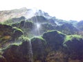 The spectacular Christmas Tree Waterfall in Sumidero Canyon