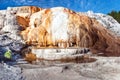 Spectacular Cleopatra Terrace of Mammoth Hot Springs