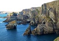 Spectacular Atlantic Coast  Cliffs Mizen Head County Cork Ireland Royalty Free Stock Photo
