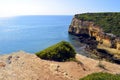 Spectacular cliffs in Senhora Da Rocha Royalty Free Stock Photo