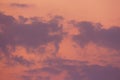 Spectacular cloud formation in the evening after the sunset at my village. Color turned orange and dark fume made the view awesome