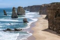 Mist on Twelve Apostles, Coastline Great Ocean Road, South Australia Royalty Free Stock Photo