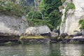 Spectacular coastline in Matsushima, traditionally regarded as o Royalty Free Stock Photo