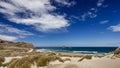 The coastline at Sandfly Bay Royalty Free Stock Photo