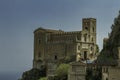 Spectacular colorful scenic view of the San Michele church in the town of Savoca in Sicily