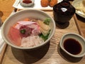 A spectacular composition of sashimi in Kanazawa