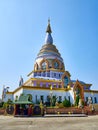 Spectacular Crystal Pagoda Chedi Kaew of Wat Tha Ton Phra Aram Luang is a famous Buddhist complex
