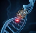 CRISPR Revolution: Targeted DNA Editing and Repair Royalty Free Stock Photo
