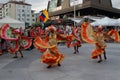 Spectacular dancers from Colombian Barrio Ballet street performance