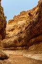 Dry, desert canyon . Mides, Tunisia, Africa