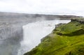 Spectacular Dettifoss waterfall in Iceland in summer