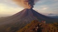 Drone Video of Volcan de Fuego Eruption in Guatemala